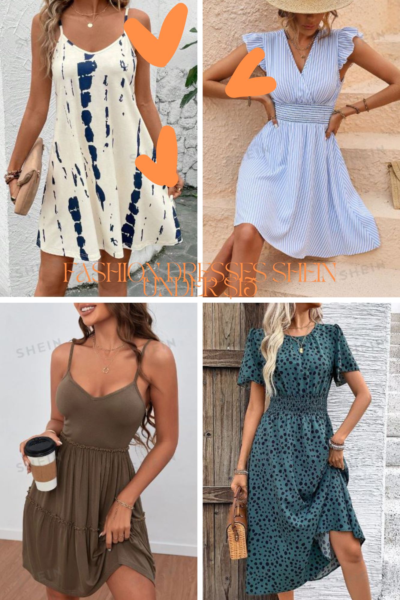 Top 7 Must-Have Women’s Fashion Dresses from Shein under $15