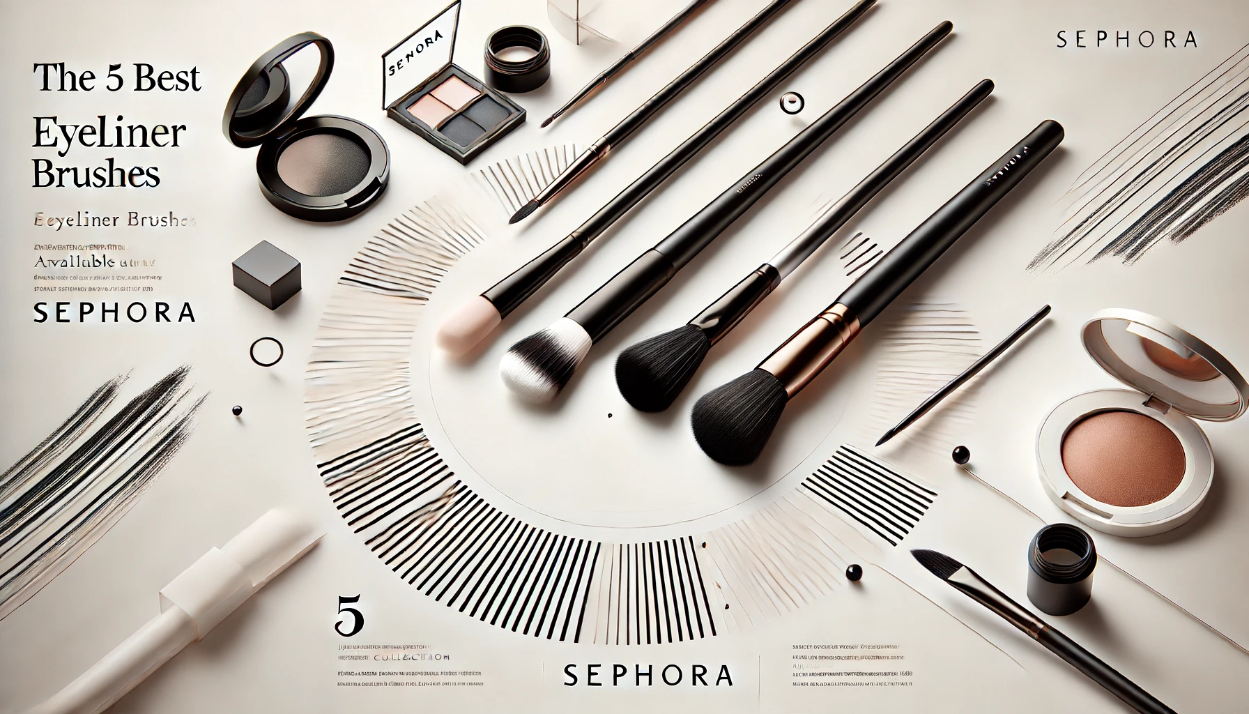 The 5 Best Eyeliner Brushes Available in Sephora Collection