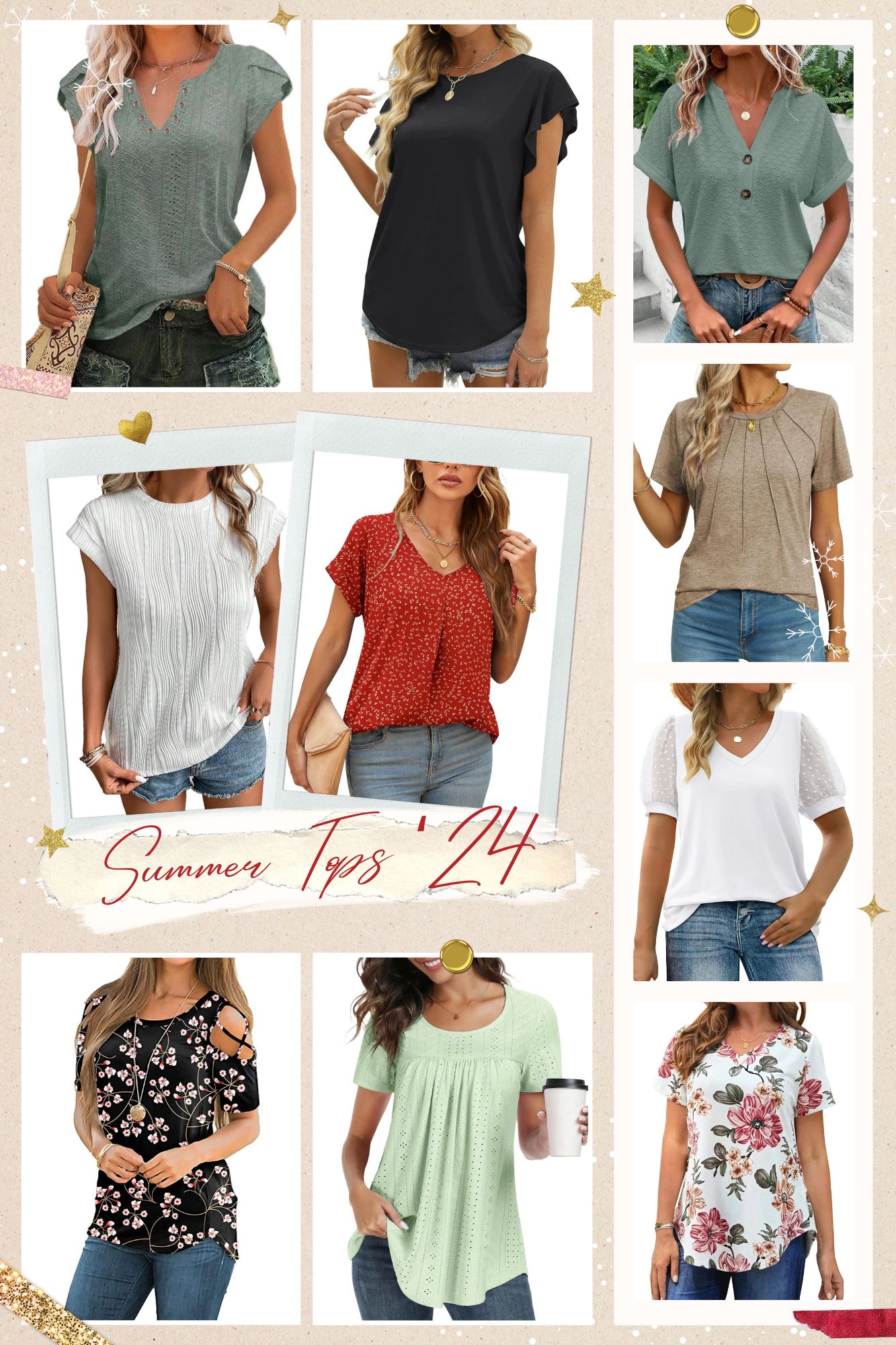 Stay Cool and Chic: Best Summer Tops for Women at Walmart 2024