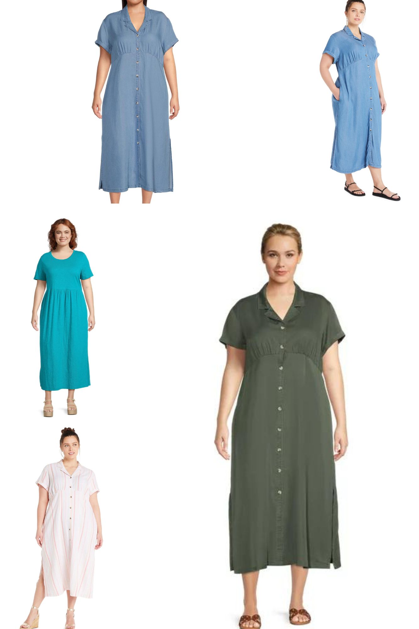 Discovering the Best Terra & Sky Women’s Plus Size Maxi Shirt Dresses at Walmart