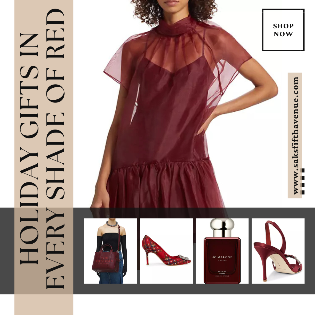 Holiday Gifts in Every Shade of Red: Top 5 Fashion Finds from Saks Fifth Avenue